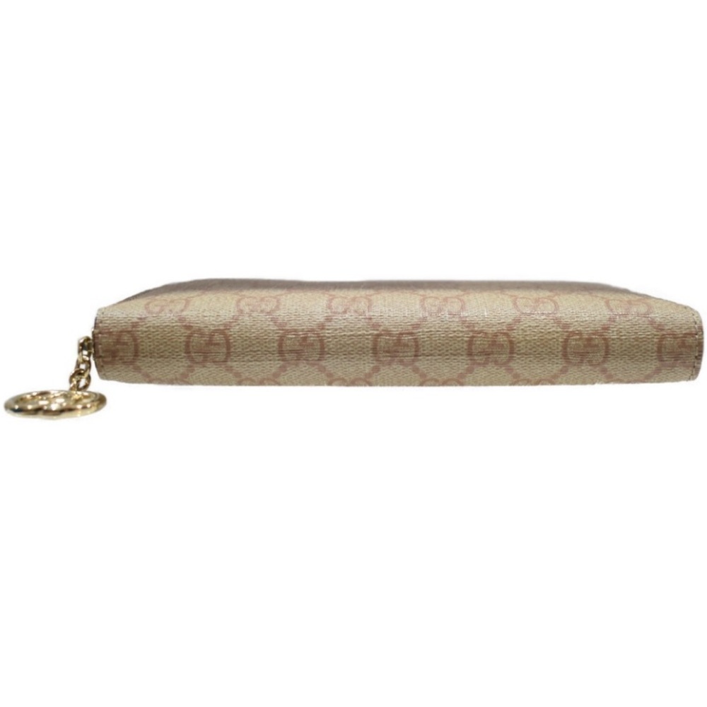 GUCCI Monogram Twins Large Zip Around Wallet Metallic Bronze - Picture 6 of 16